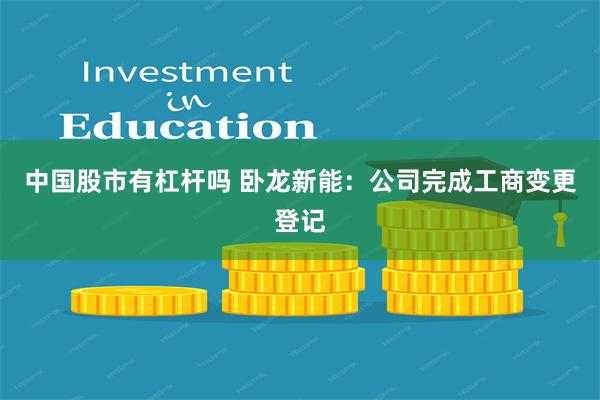 中国股市有杠杆吗 卧龙新能：公司完成工商变更登记